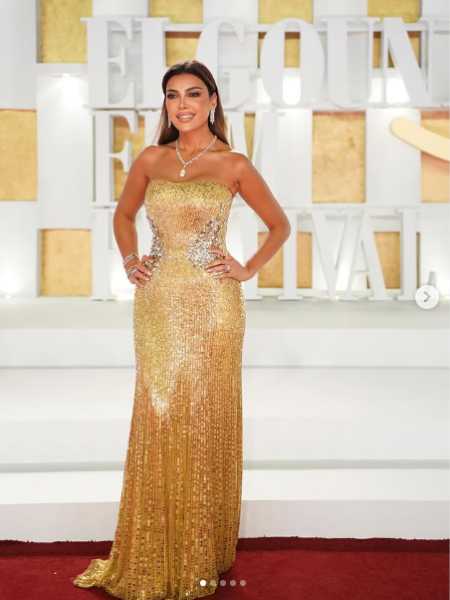 لن تصدق سعر فستان ريهام حجاج بمهرجان الجونة السينمائي