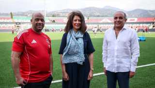 سفيرة مصر في بوروندي تحضر مران الأهلي قبل موقعة إيجل نوار بدوري أبطال إفريقيا