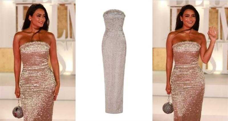 سعره 300 ألف جنيه..أسماء جلال تتألق بفستان لامع  في مهرجان الجونة السينمائي