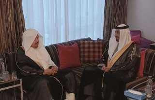 رئيس البرلمان العربي يلتقي رئيس مجلس الشورى السعودي في جنيف قبيل المشاركة في اجتماعات الاتحاد البرلماني الدولي