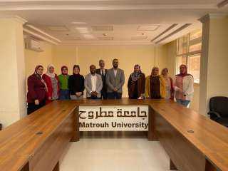 جامعة مطروح تختتم البرنامج التدريبي لتأهيل المُقيّمين الداخليين استعدادًا لجائزة التميز الداخلي