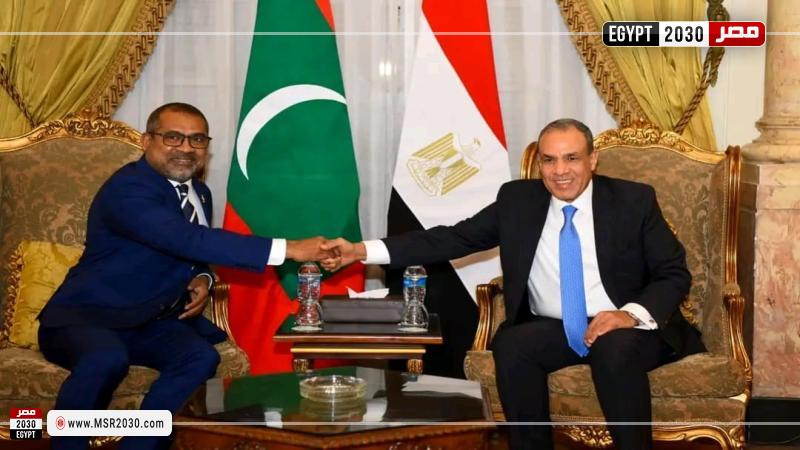 مشاورات سياسية بين وزيري خارجية مصر والمالديف