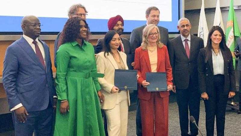 وزيرة التعاون الدولي تشارك في إطلاق صندوق الثقة متعدد المانحين