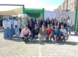 مشاركة طلاب جامعة بني سويف الأهلية في مهرجان النباتات الطبية والعطرية