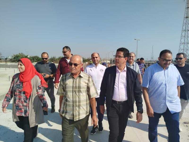 رئيس جامعة بنها يتفقد عدد من المشروعات الإنشائية الجديدة
