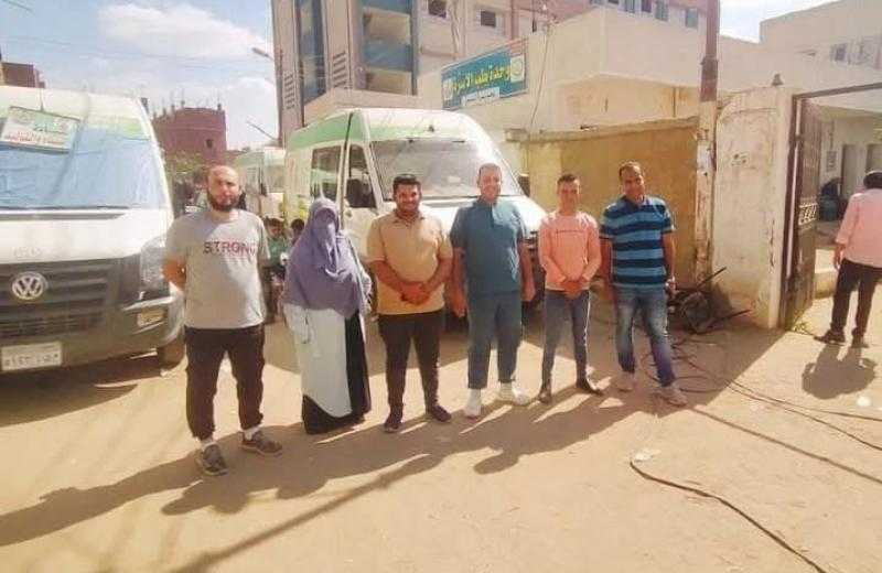 صحة الشرقية تنظم قافلة طبية مجانية بقرية جزيرة النص بمركز فاقوس