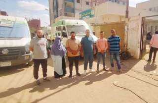صحة الشرقية تنظم قافلة طبية مجانية بقرية جزيرة النص بمركز فاقوس