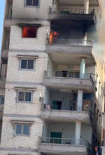 حريق يلتهم محتويات شقة داخل عقار بالإسكندرية