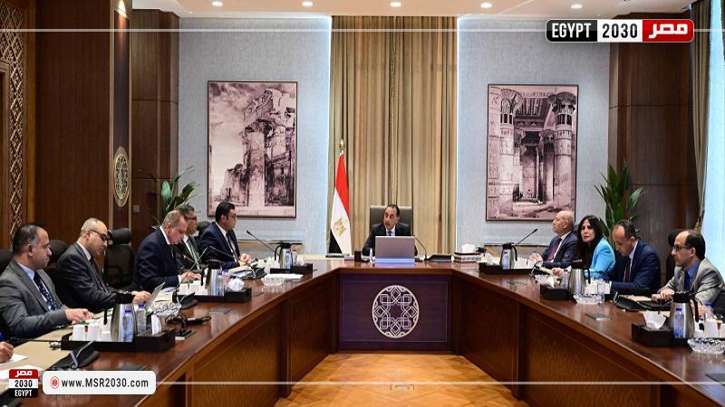 الدكتور مصطفى مدبولي، رئيس مجلس الوزراء خلال الاجتماع