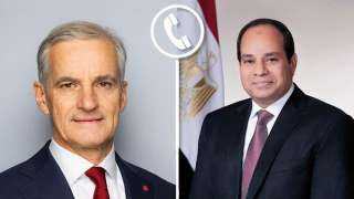 الرئيس السيسي يتلقى اتصالًا هاتفيًا من يوناس جار ستور رئيس وزراء مملكة النرويج