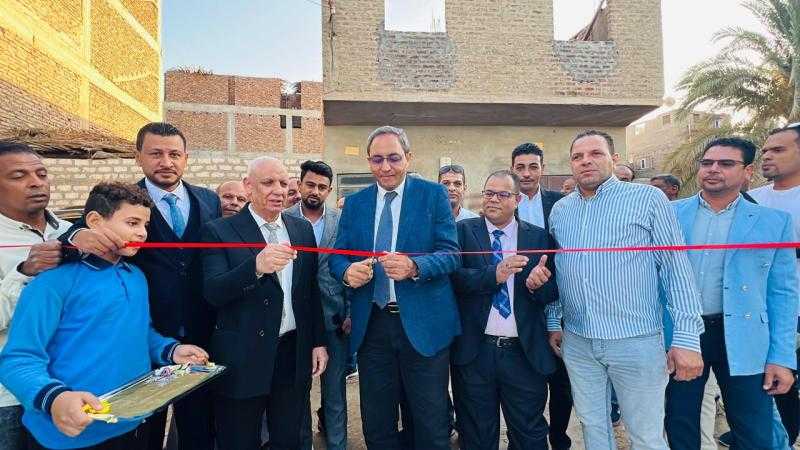 محافظ قنا يفتتح محطة مياة العيايشا المدمجه بعد إحلالها وتجديدها لخدمة آلاف المواطنين