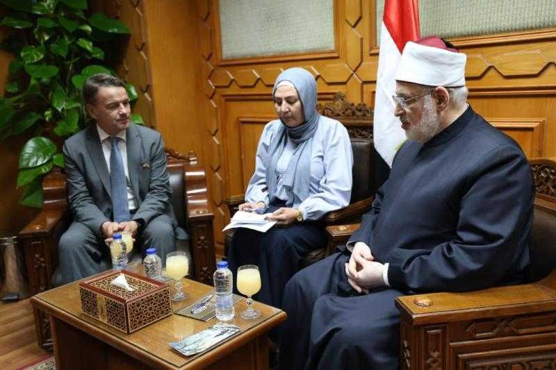 وكيل الأزهر يستقبل وفد لجنة الشؤون الخارجية الدنماركي لبحث تعزيز التعاون المشترك