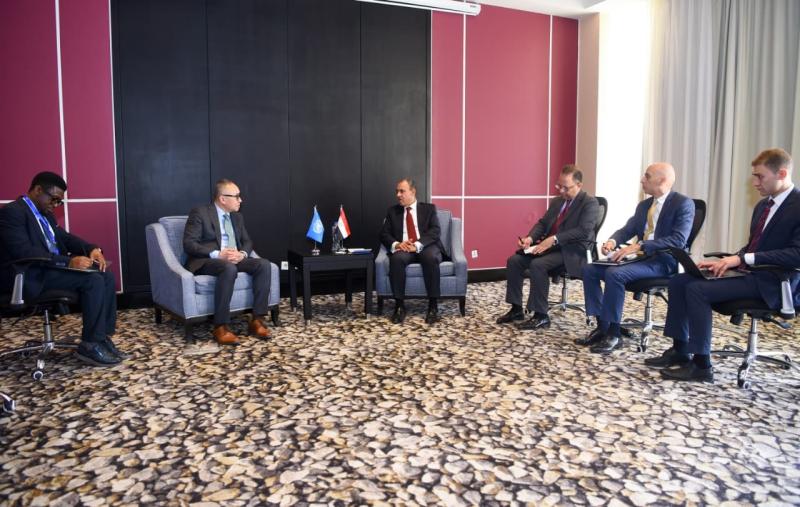 وزير الخارجية يلتقي مبعوث الأمم المتحدة الخاص للقرن الأفريقي