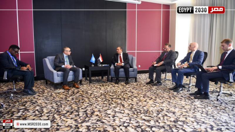 وزير الخارجية يلتقي مبعوث الأمم المتحدة الخاص للقرن الأفريقي
