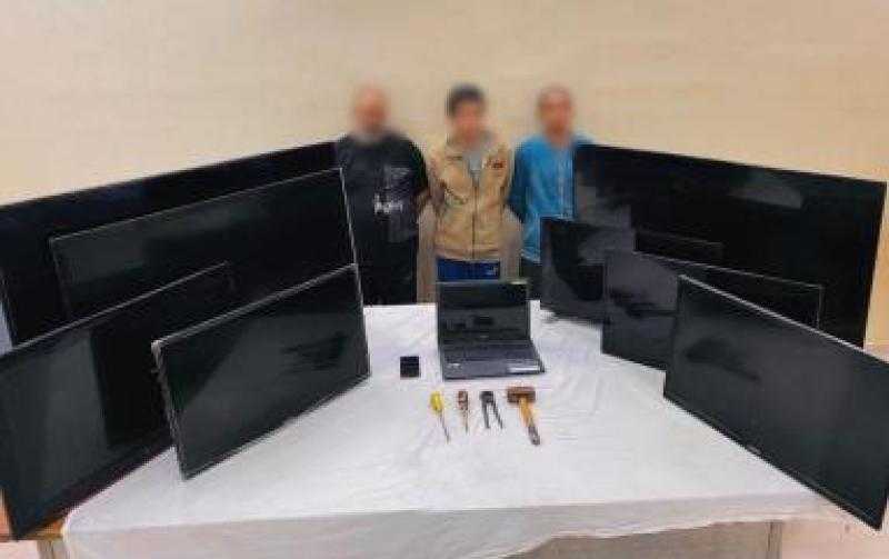 ضبط تشكيل عصابى لسرقة المساكن فى السلام بأسلوب ”كسر الباب”