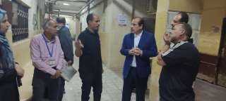 نائب وزير الصحة يتفقد المستشفى العام والنصر للتأمين الصحي بحلوان