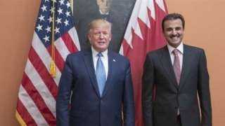 اجتماع بين ترامب وتميم ورئيس الوزراء القطري بالطائرة... اجتماع بين ترامب وتميم ورئيس الوزراء القطري بالطائرة الرئاسية في قاعدة سلاح الجو بالدوحة