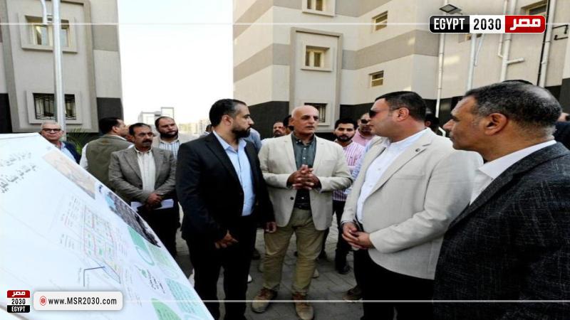 وزير الإسكان يتفقد مشروع المبادرة الرئاسية سكن لكل المصريين
