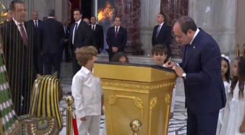 الرئيس السيسي يشهد احتفالية «وطن السلام» بالعاصمة الإدارية الجديدة