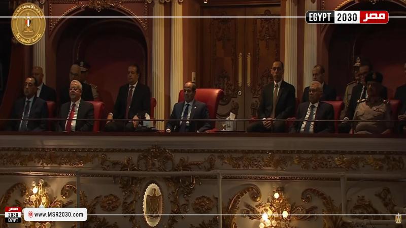 الرئيس السيسي يشاهد فيلمًا تسجيليًا بعنوان سلام يا مصر خلال احتفالية وطن السلام