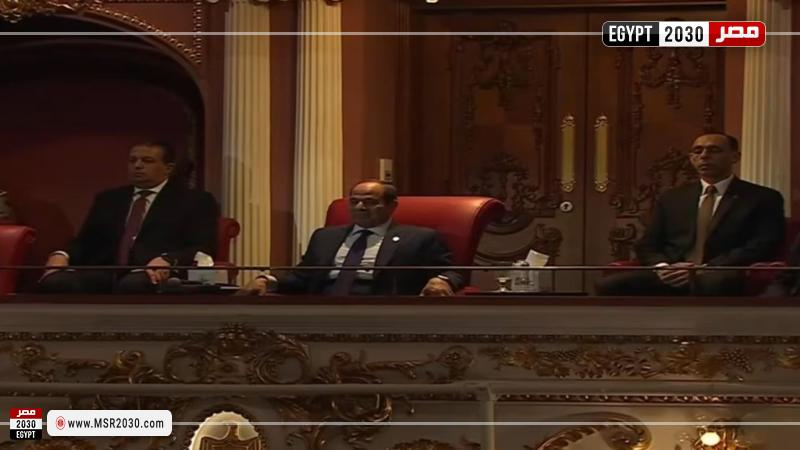 الرئيس السيسي يشهد احتفالية وطن السلام