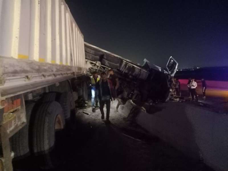 حادث مروع بطريق السويس