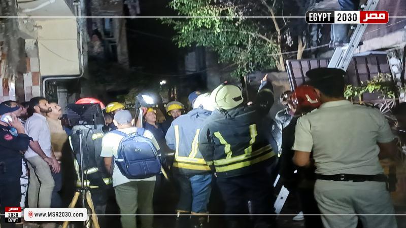 إخماد حريق مخزن بالإسكندرية