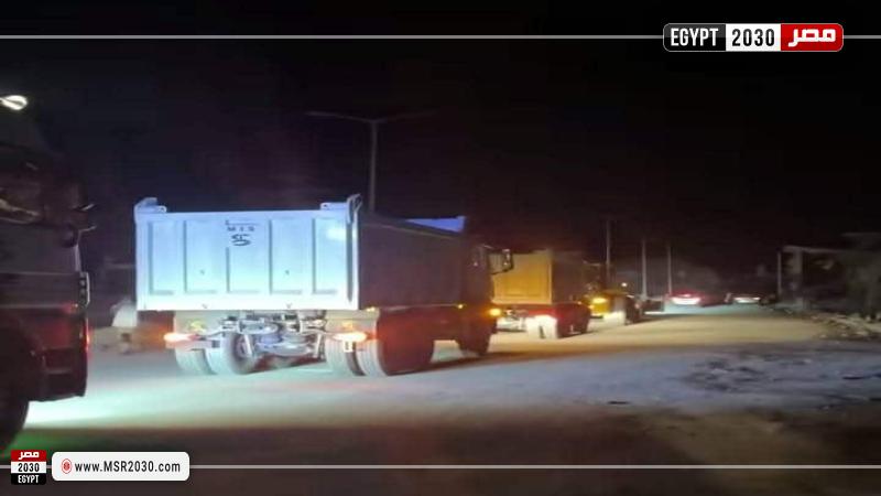 معدات مساعده لغزة