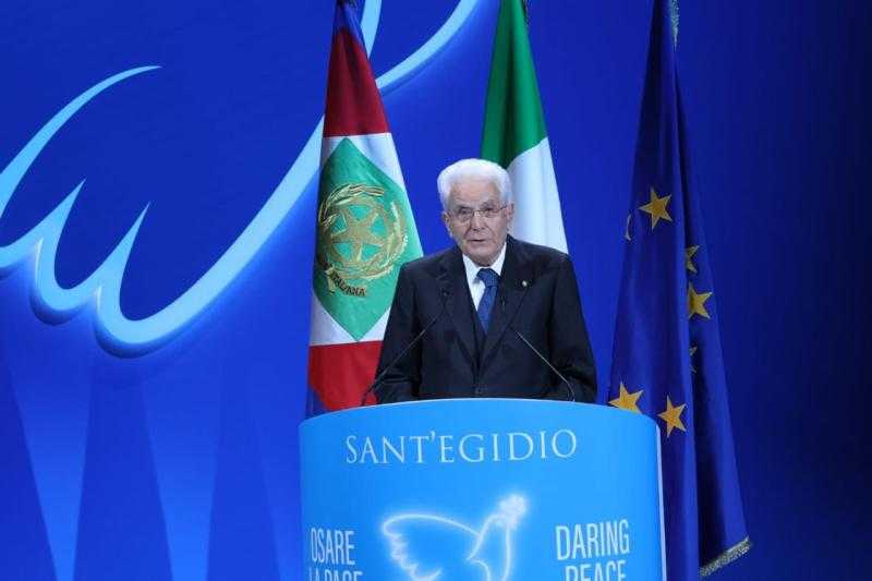 رئيس إيطاليا: نُقدّر جهود شيخ الأزهر في نشر السلام وتعزيز الحوار بين الأديان