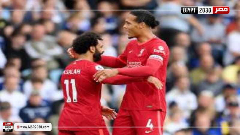 محمد صلاح وفان دايك