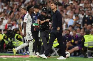 ريال مدريد يدعم تشابي ألونسو بعد خلافه مع... ريال مدريد يدعم تشابي ألونسو بعد خلافه مع فينيسيوس جونيور في الكلاسيكو