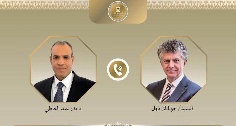 وزير الخارجية يتلقي اتصالًا هاتفيا من جوناثان باول مستشار الأمن القومي البريطاني
