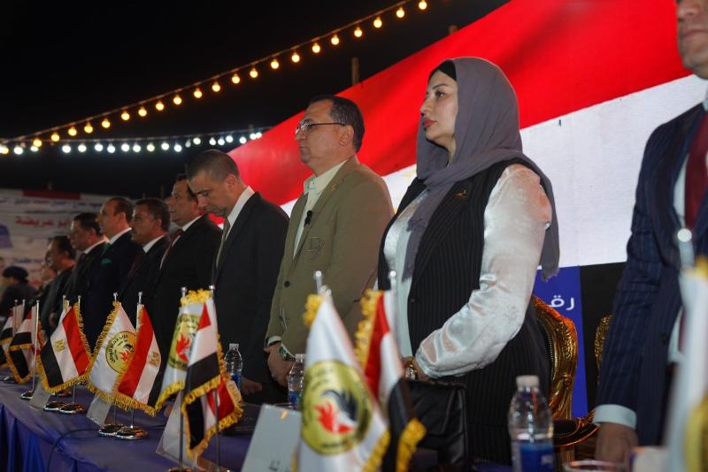 مؤتمر جماهيري حاشد لحماة الوطن بالجيزة لدعم مرشح الحزب بالصف