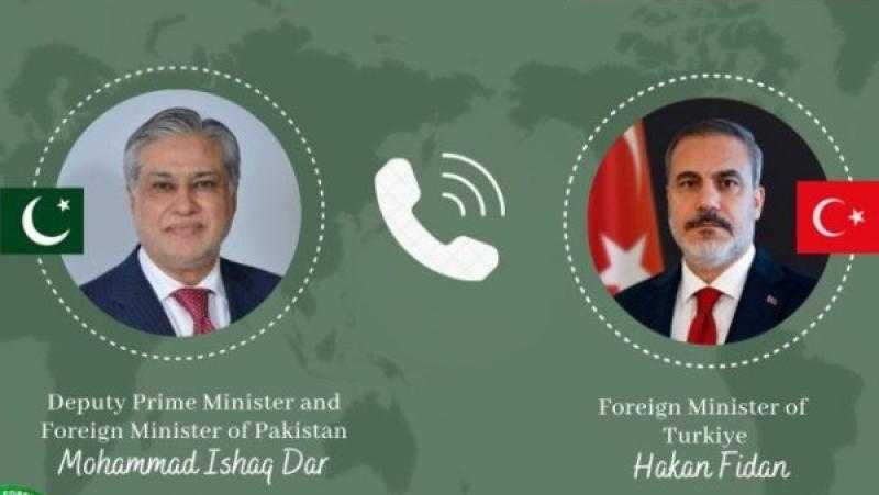 وزير خارجية باكستان يبحث هاتفيا مع نظيره التركي آخر تطورات الأوضاع في غزة