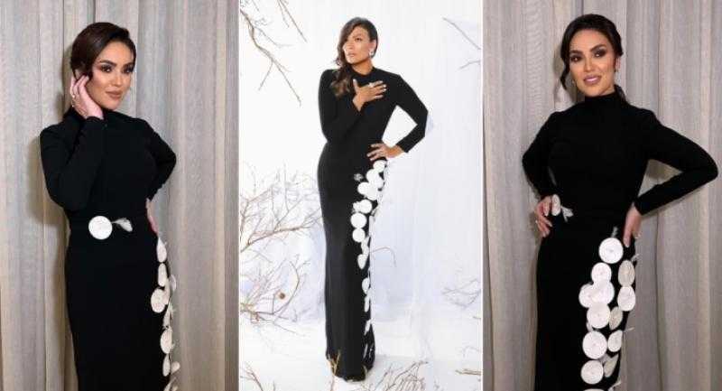 مي فاروق تتألق بإطلالة أنيقة في حفل زفاف أحمد جمال