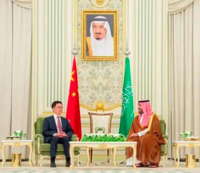 ولي العهد السعودي ونائب الرئيس الصيني