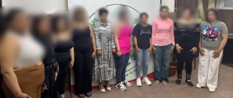ضبط 10 سيدات لممارستهن الأعمال المنافية للآداب