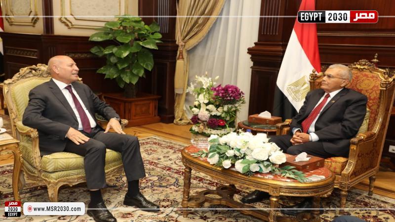 محافظ القاهرة يهنىء رئيس مجلس الشيوخ