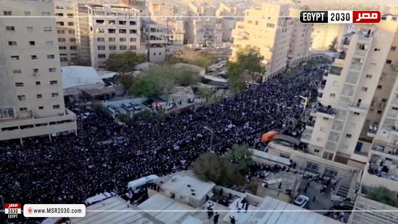 الآلاف من اليهود الحريديم يحتجون في القدس على التجنيد في الجيش الإسرائيلي