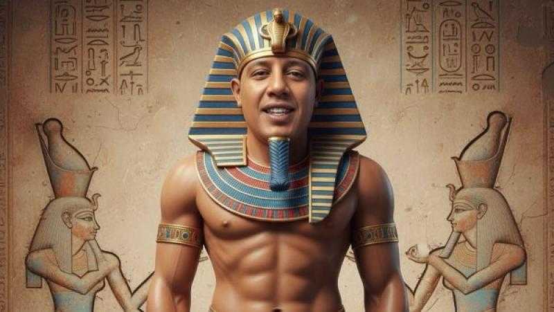 حمو بيكا بملابس فرعونية: الفرعون المصري جاهز للاحتفال