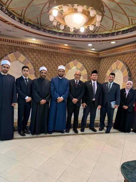 وفد سنغافوري يزور دار الإفتاء 