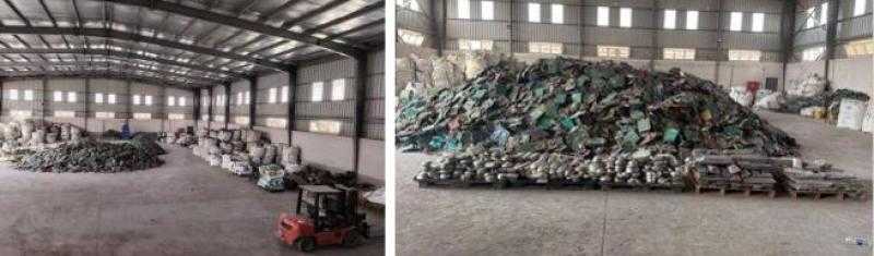 الداخلية تضبط مصنعًا بدون ترخيص لإعادة تدوير النفايات الإلكترونية الخطرة بالشرقية