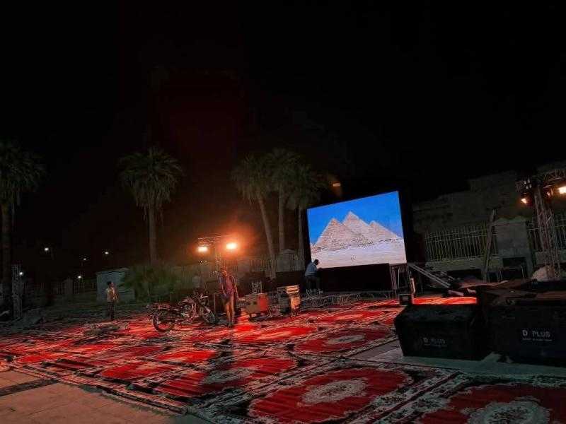 شاشات عرض بمراكز ومدن الأقصر لنقل حف افتتاح المتحف المصري الكبير