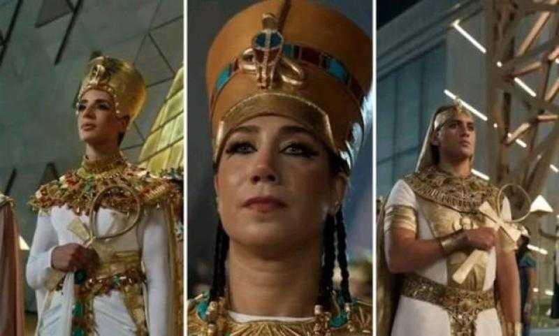 الزي الفرعوني يزين أبطال مصر في احتفالية افتتاح المتحف المصري الكبير