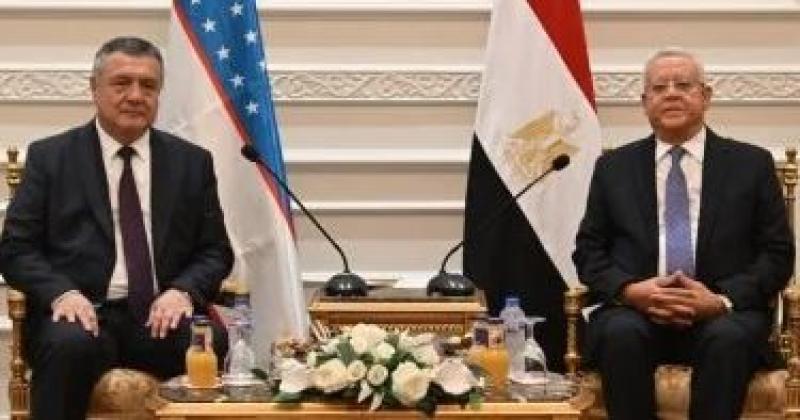 المستشار حنفي جبالي يستقبل رئيس المجلس التشريعي لبرلمان أوزبكستان