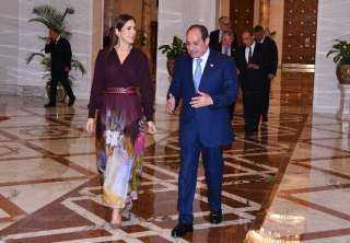 ملكة الدنمارك تشيد بدور مصر في التوصل لاتفاق وقف الحرب في قطاع غزة ومبادرة عقد مؤتمر لإعادة إعمار القطاع