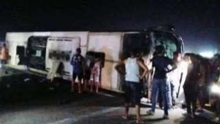 إصابة 8 أشخاص في انقلاب أتوبيس بحلوان إصابة 8 أشخاص في انقلاب أتوبيس بحلوان