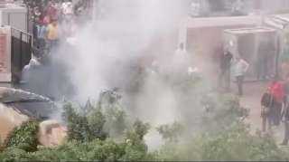 حريق داخل مدرسة ابتدائية في المنيا