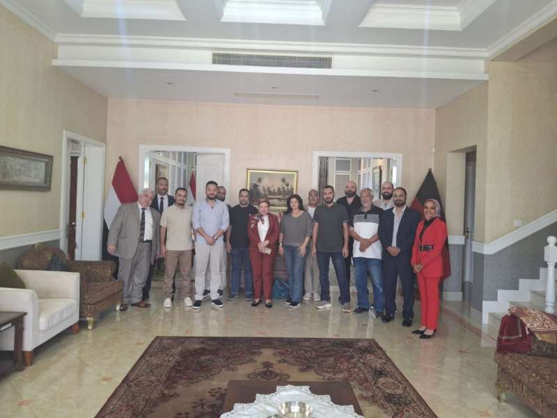 السفيرة المصرية في مالاوي تلتقي رموز الجالية