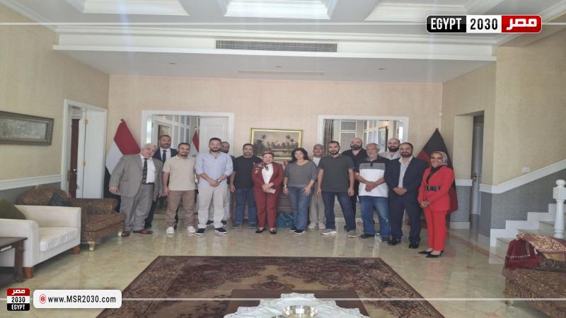 السفيرة المصرية في مالاوي تلتقي رموز الجالية